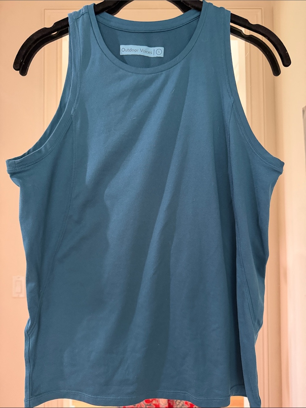 Outdoor Voices Teal Blue Racerback Tank